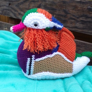 Yazi the Mandarin Duck - PDF crochet pattern image 5