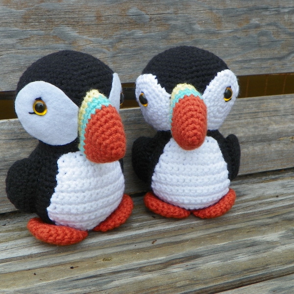 Ty the Puffin - PDF crochet pattern