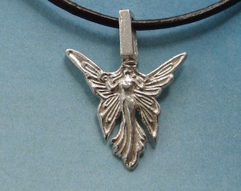 TITANIA PENDANT tiny fairy Queen of the Fairies amulet that helps to find true love, Jewel Handmade 925 sterling silver necklace lucky charm