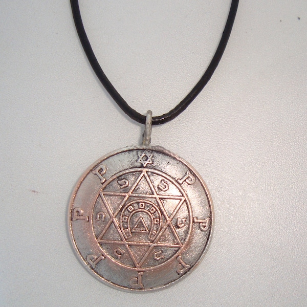 Talisman du joueur, bijou pendentif fait main en argent 925, amulette avec symboles de chance dans les casinos, loteries et jeux de hasard