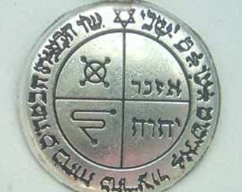 talisman Salomon third 3º pentacle Jupiter pendant clavice seal amulet sigil sterling silver 925 necklace