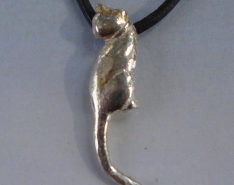 Collar Con Colgante De Plata De Ley 925 Con Amuleto De Gato Celta, Talismán De La Suerte - España