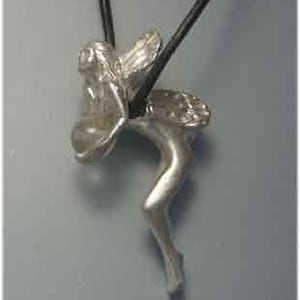 Silver Fairy Pendant - Etsy