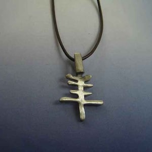 Chinese zodiac, sign GOAT pendant in sterling silver 925, necklace charm astrologic Handmade jewelry Symbol chinese Letter Horoscope