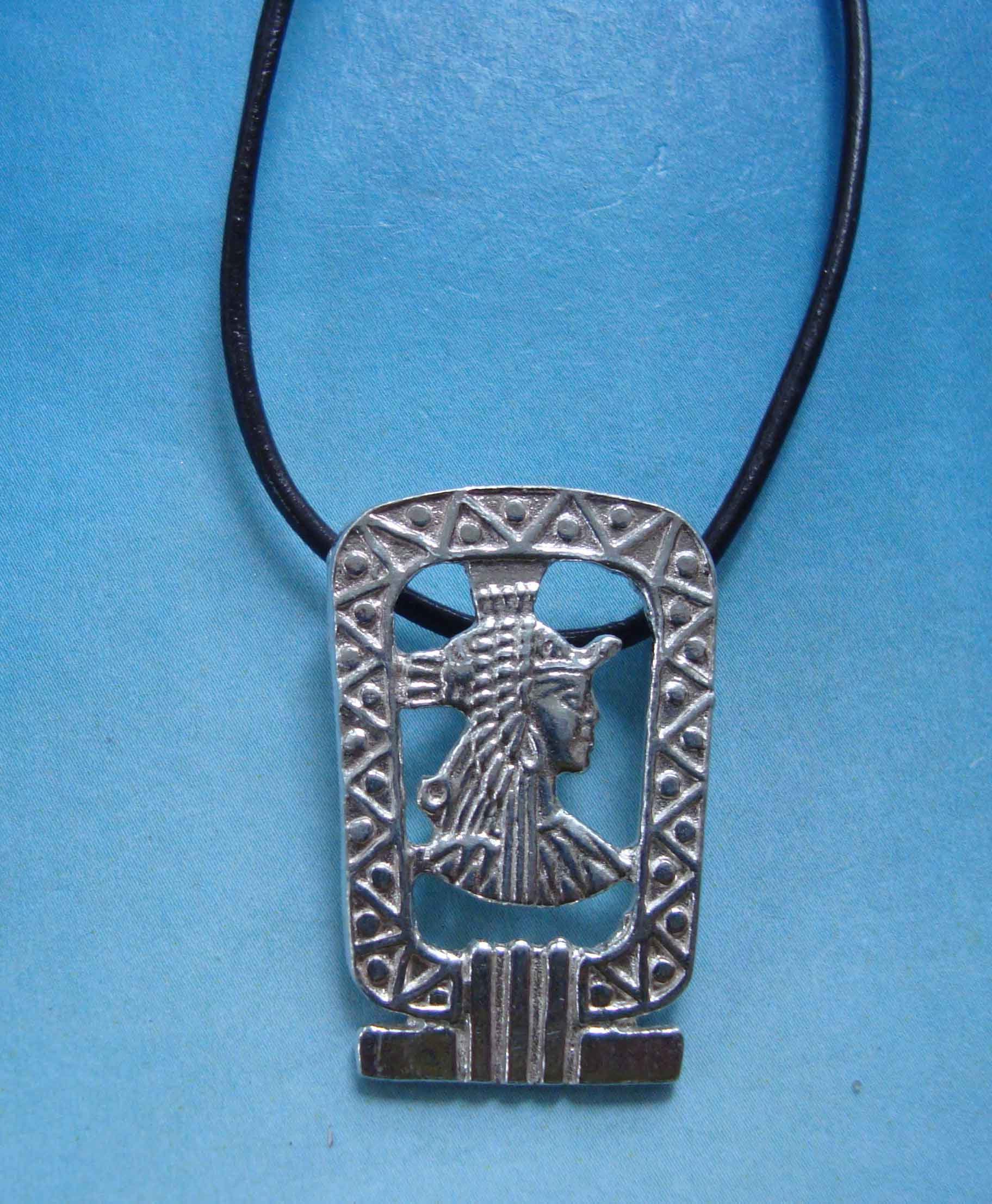 Ciondolo Cleopatra Regina Egizia – Placcato Oro 14kt, Ottone, 2181