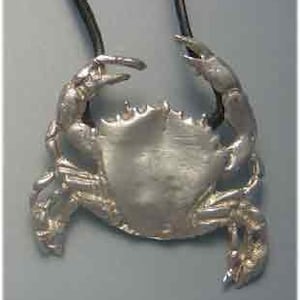 KRAB HANGER juweel handgemaakt in 925 sterling zilver ketting charme amulet dier totem symbool beschermer van emoties en kanker sterrenbeeld