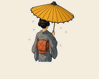 Kitsune Girls Rin's Journal Sticker Ep.5 // Running Wagasa Yokai