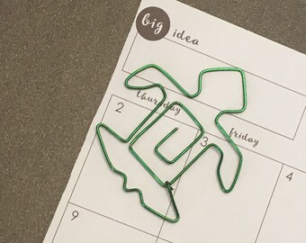 Turtle Bookmark - Wire Filofax Paperclip - Planner Clip - Wedding - Party Favors - Wire - Bookmark - Turtle - Turtles- Sea Turtle - Ocean