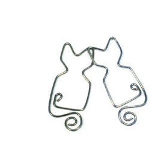 Cat Bookmark Organizer Paperclip Wire Filofax Paperclip Planner Clip Wedding Party Favors Wire Bookmark Cat Kitten Pet image 10