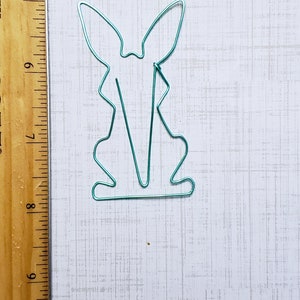 Easter Bunny Bookmark - Wire Filofax Paperclip - Planner Clip - Wedding ...