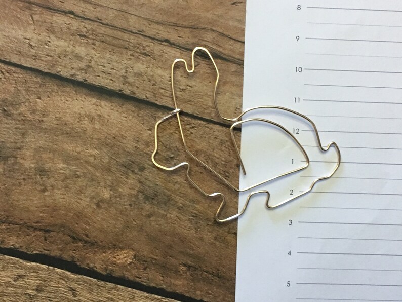 Bunny Bookmark Organizer - Paperclip - Wire Filofax Paperclip - Planner ...