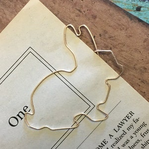 Bunny Bookmark Organizer - Paperclip - Wire Filofax Paperclip - Planner ...