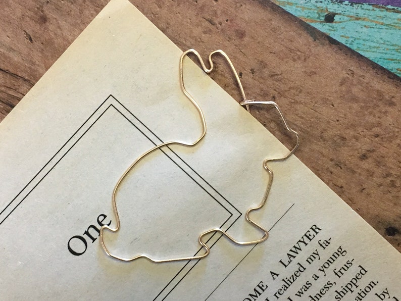 Bunny Bookmark Organizer - Paperclip - Wire Filofax Paperclip - Planner ...