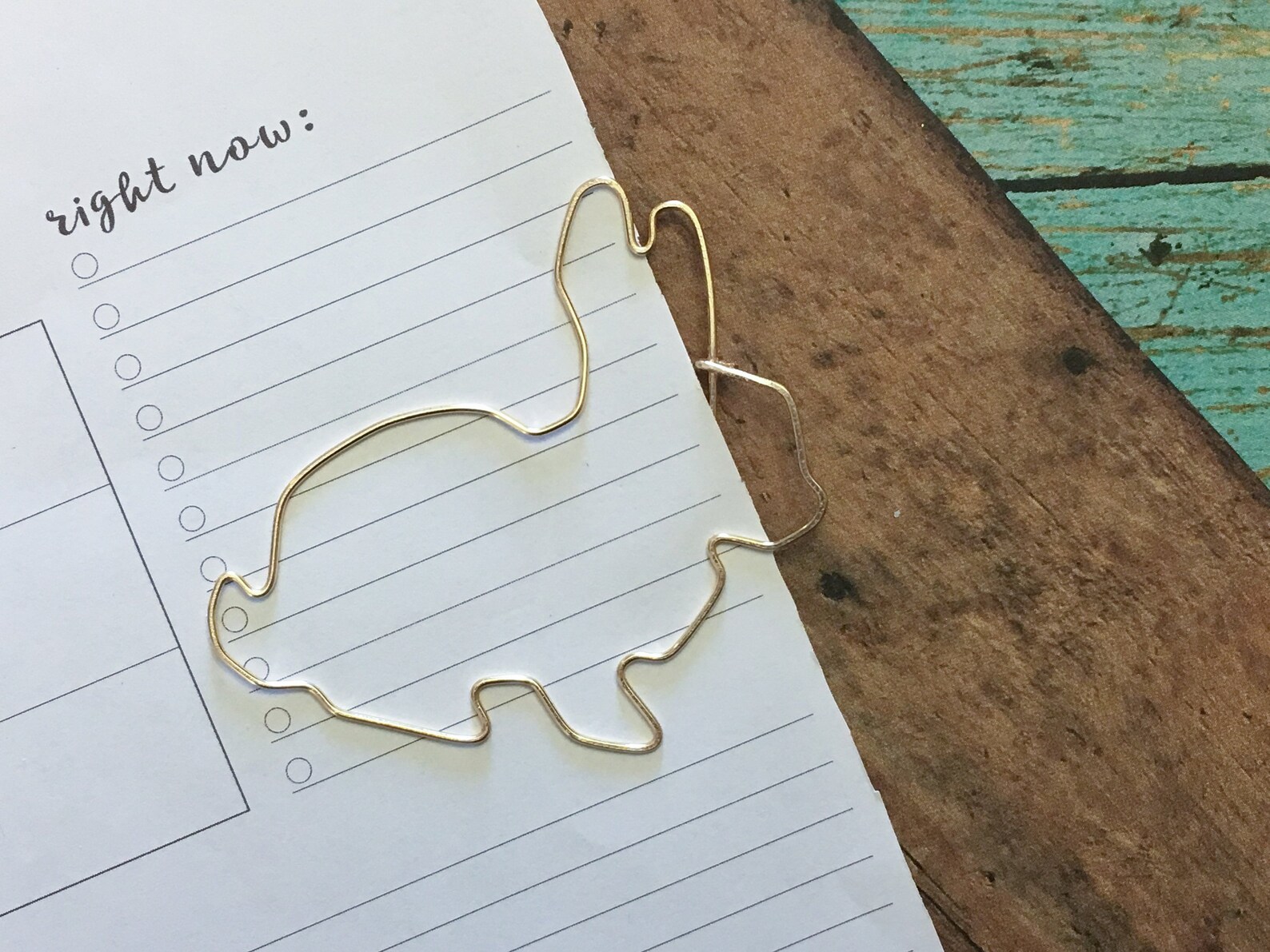 Bunny Bookmark Organizer - Paperclip - Wire Filofax Paperclip - Planner ...