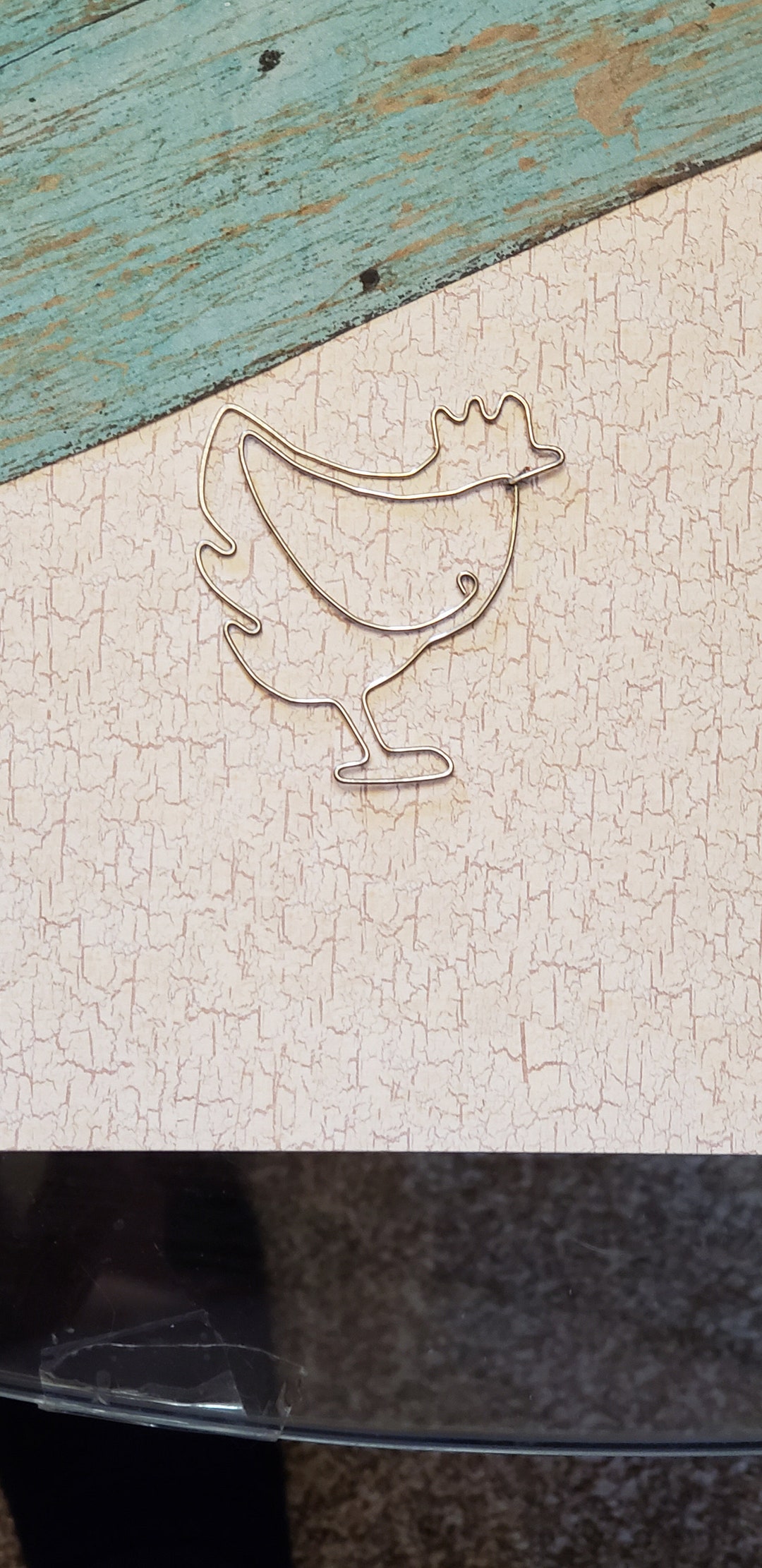 Chicken Bookmark - Rooster - Organizer - Paperclip - Wire Filofax ...