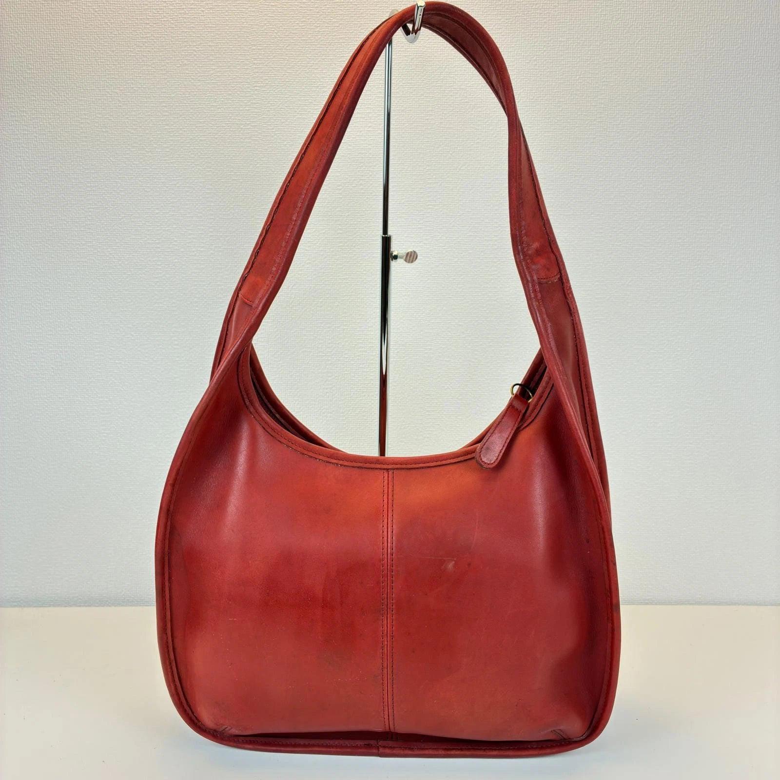 美品 COACH ergo 9033 Leather ショルダー Bag 美品 ヴィンテージ 