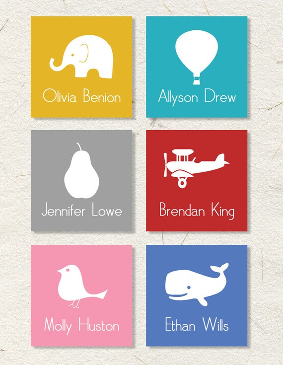 items similar to printable name tags book plates labels etc on etsy
