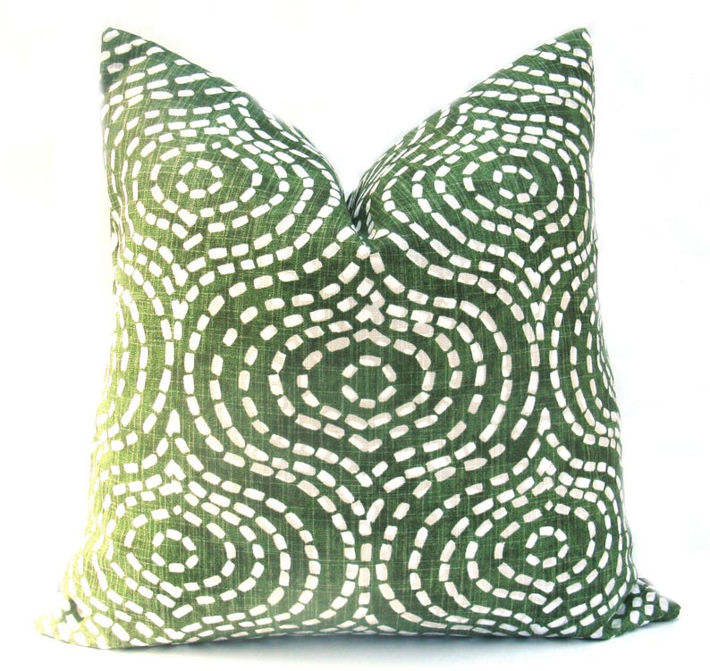 Green Pillow , Green Pillow Cover, Green Throw Pillow, Decorative Green Pillow , Accent Pillow, Green toss pillow, Green Cushi image 1