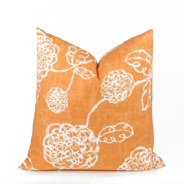 Orange Pillow , Orange Pillow Cover, Orange Throw Pillow, Decorative Orange Pillow, Orange Accent Pillow, Toss Pillow , Pillows,  Cushion