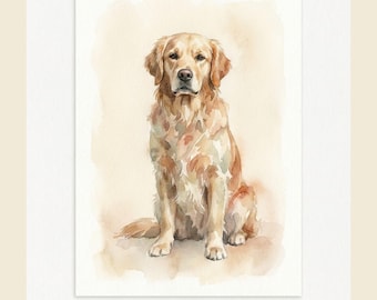 Conjunto digital de mini retratos de mascotas: 3 acuarelas a partir de tu foto - Conjunto personalizado de acuarelas para mascotas - Descarga digital - Listo para imprimir en 5x7 pulgadas