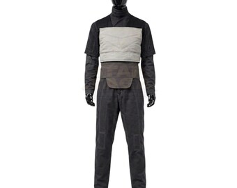 Din Djarin Mandalorian Cosplay Costume Set with Quilted Chest Armor Vest & Tactical Cummerbund