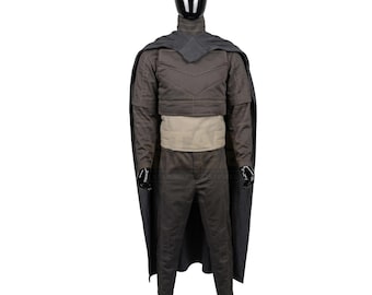 Din Djarin Cosplay Outfit Braun Fliegeranzug Flakweste Kummerbund Umhang | Mandalorian Softteile Kostüm Set 2025
