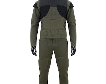 Handgjord Boba Fett 1313-kostym | Star Wars taktisk dräkt | Cosplay-outfit för vuxna | Sci-Fi Halloween-kostym | Anpassad prisjägareuniform