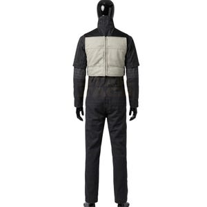 Din Djarin Mandalorian Cosplay Costume Set with Quilted Chest Armor Vest & Tactical Cummerbund image 3