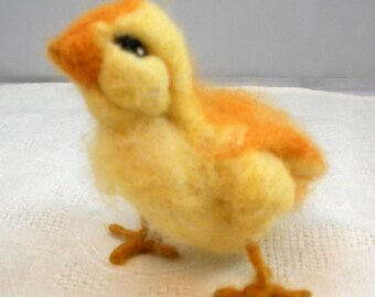 Needlefelted Camille the Chick