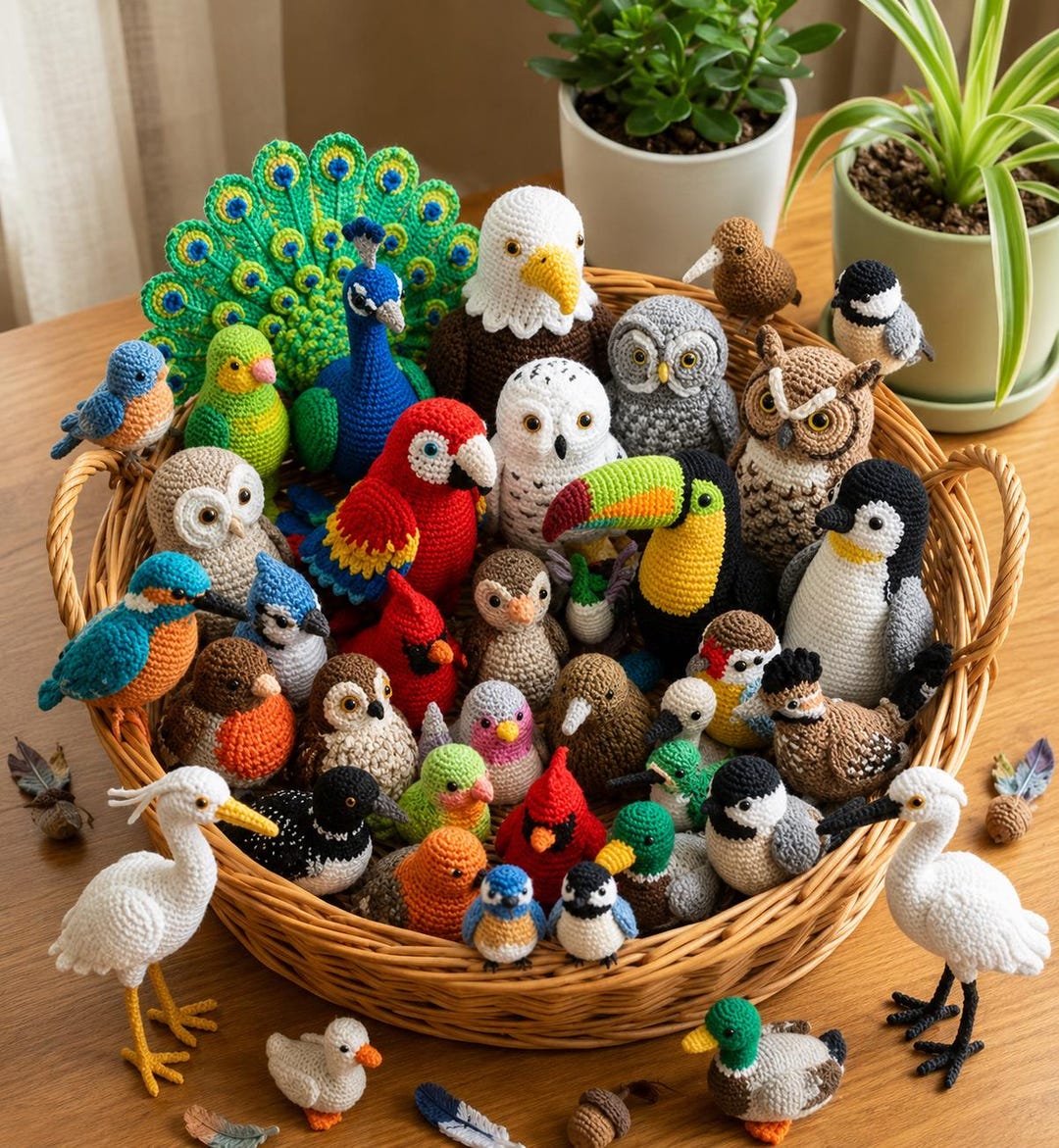 30+ Bird Crochet Pattern Bundle PDF | Amigurumi Bird Patterns - Etsy