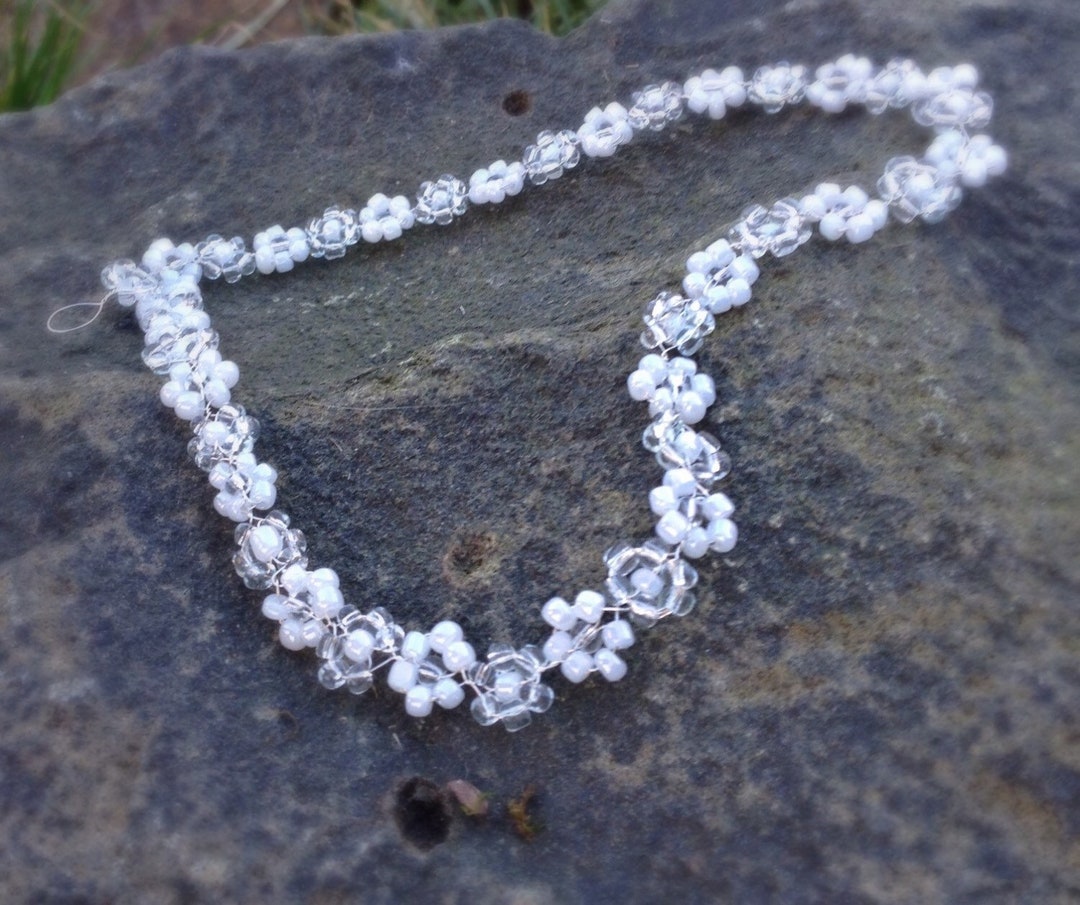 Bridal Hair Vine Floral Hair Vine Pearl Beaded Flower Head Etsy UK