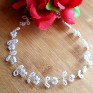 Pearl Vine Wedding Hair Vine | Floral Pearl Bridal Hair Vine | Boho Headband Halo | Rhinestone Headpiece | Delicate Floral Hair accessory
