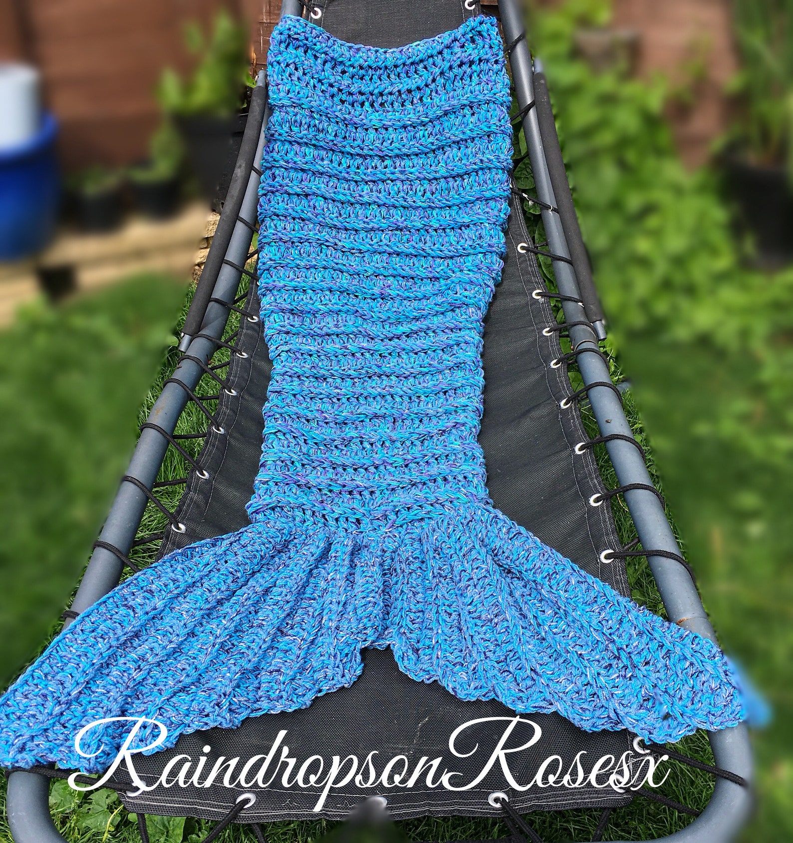 Crochet Mermaid Tail Blanket Chunky Cosy Snuggle Sack in Baby Etsy UK