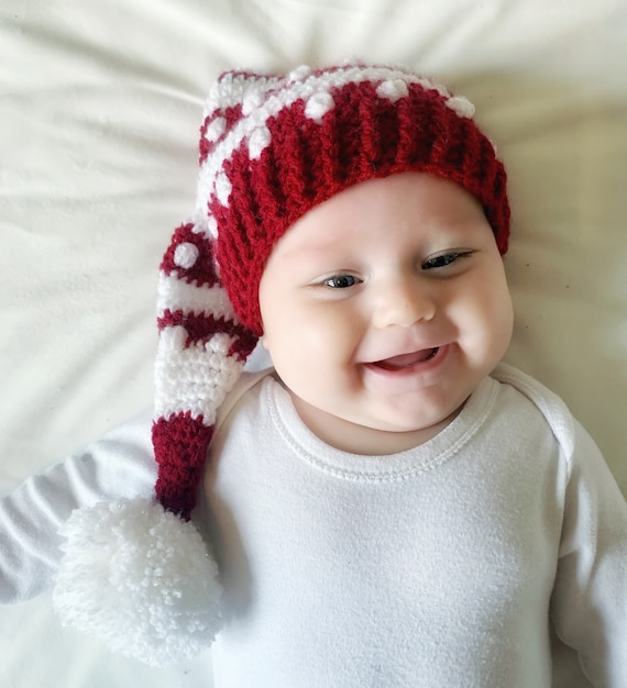winter cap with hair
