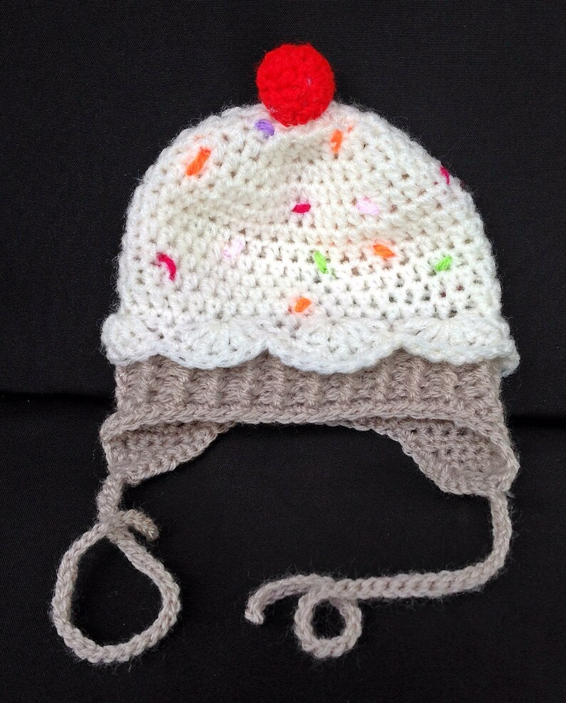 Baby Girls Cupcake Hat Photo Prop Gift Can Make in Your Etsy