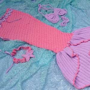 Open tailed crochet Mermaid tail, walkable, Birthday costume, photo prop, birthday gift, Christmas gift, Ages 12 months-10 years made in UK