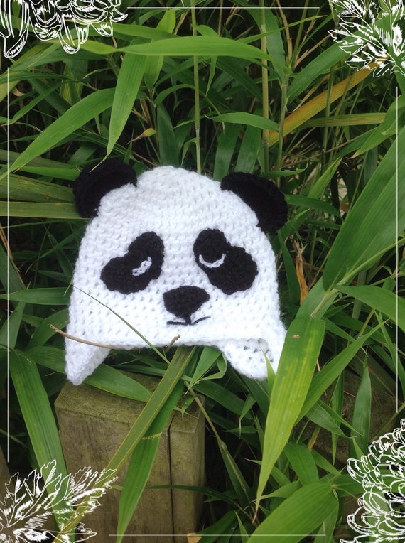Baby Panda Bear Hat Newborn Photo Prop Baby Shower Gift Etsy Baby Panda Bear Hat Newborn Photo Prop Baby Shower Gift Etsy