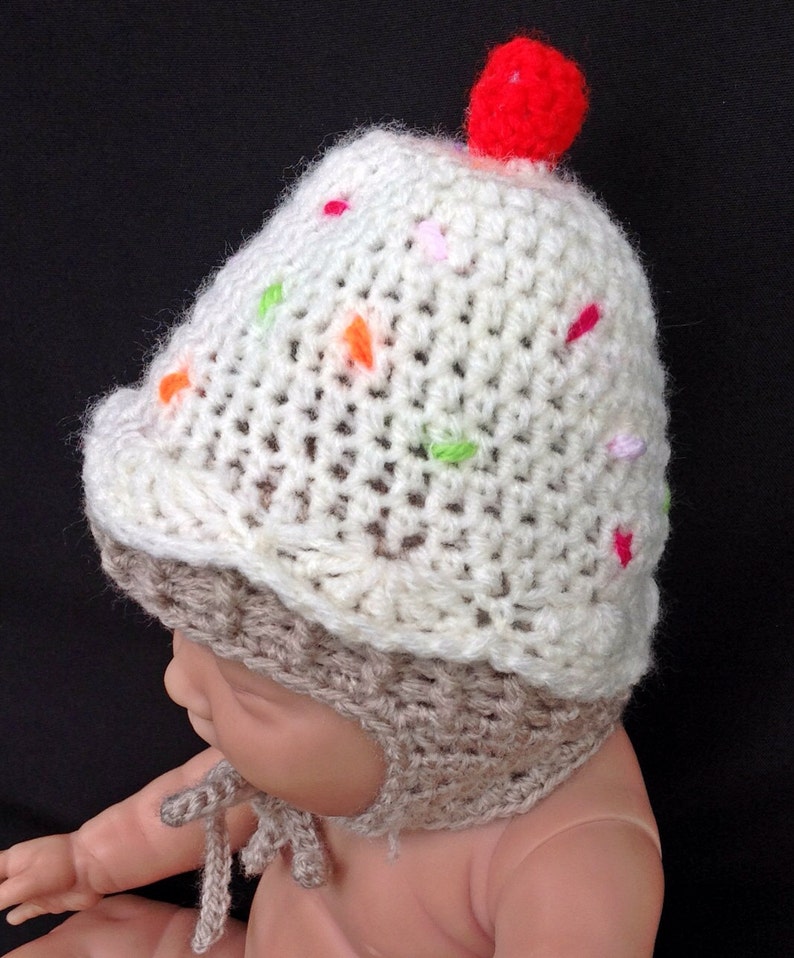 Baby Girls Cupcake Hat Photo Prop Gift Can Make in Your Etsy