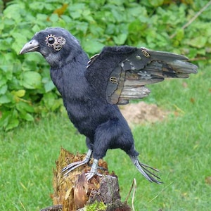 New Steampunk raven, crow, sew your own one  ebook with 96 pages by Furry Critters