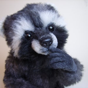 Raccoon ebook with 60 pages and pattern, how to sew you own raccoon baby