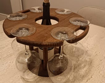 Wood Wine Serving Tray