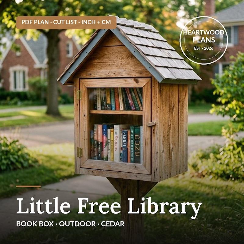 Outdoor Library Box - Etsy