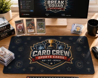 Spersonalizowana mata na przerwę w grze Sports Card, spersonalizowana mata na biurko z logo dla osób ćwiczących przerwy w grze