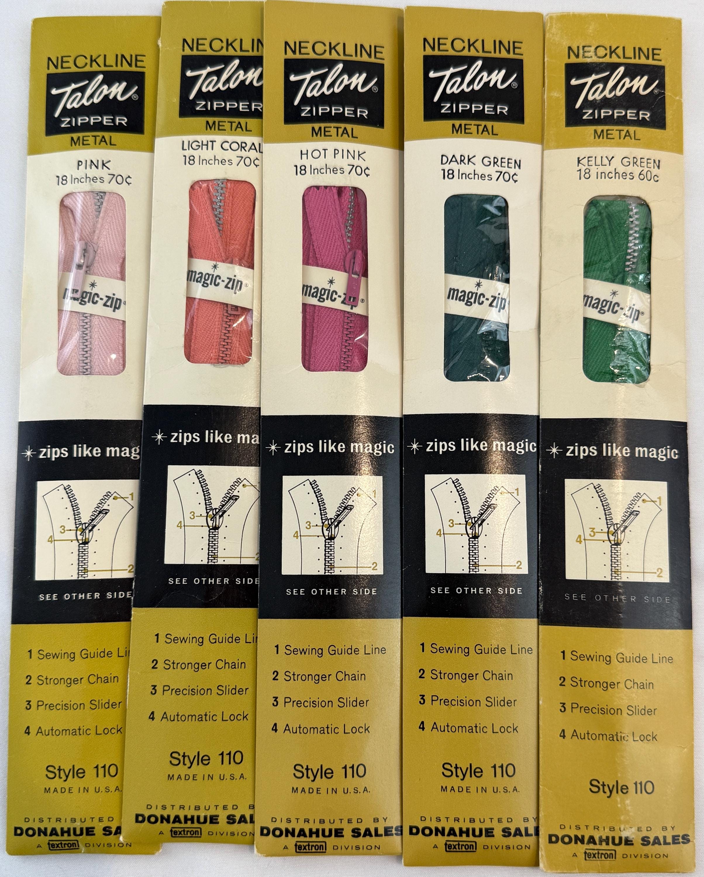 Vintage Talon Zippers - Etsy
