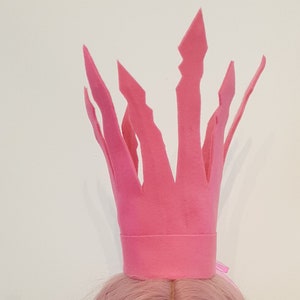BARBIE themed GAGA inspired pink crown DRAG Fancy dress, cosplay crown