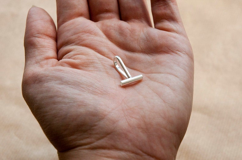 Brooch Necklace Converter Silver Plated Horizontal Supplies Etsy