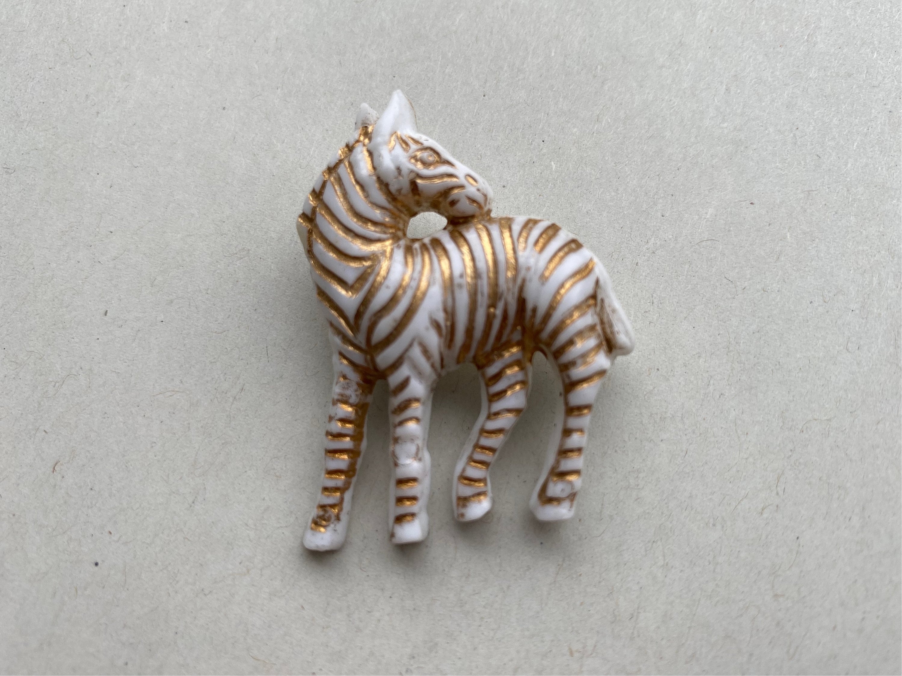 Vintage Zebra Brooch - Etsy Canada
