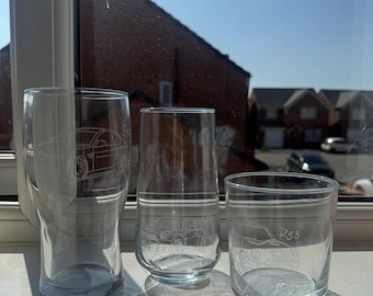 Engraved glasses