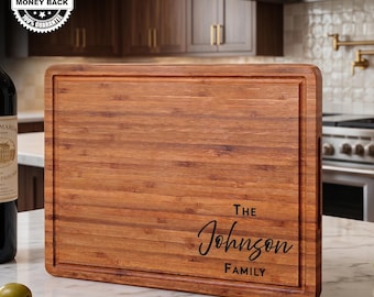 Personalized Cutting Board,Christmas gift,Housewarming gift,Wedding gift,Charcuterie  Board,Father’s Day Gift,New Home gift,Corporate gift
