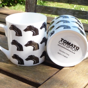 Tazza di levriero nero